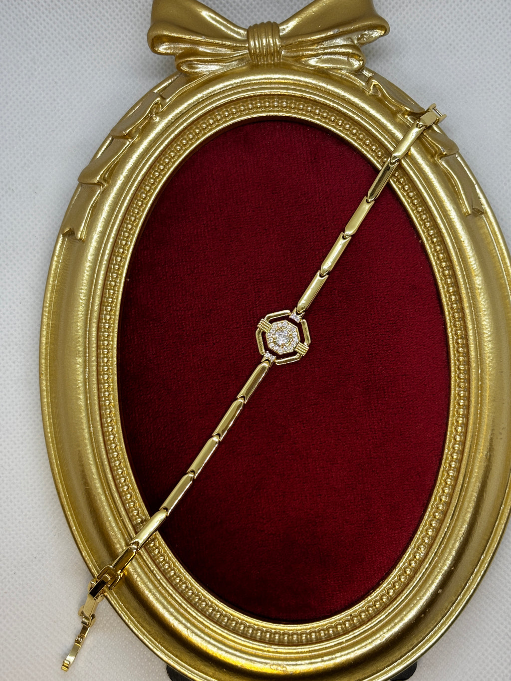 14K Taşlı Gold Bileklik