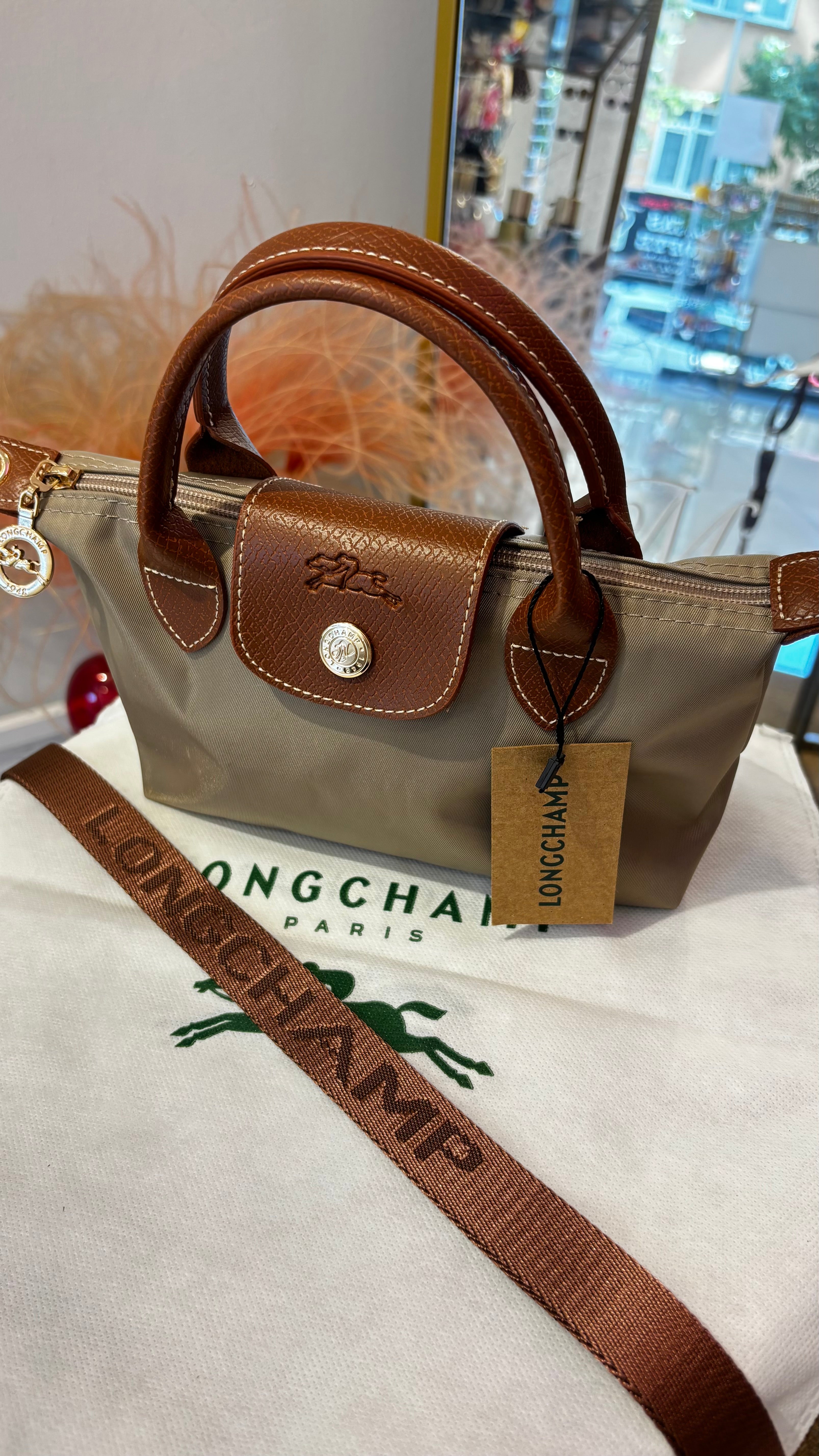 Longchamp Açık Haki Yeşil Çanta