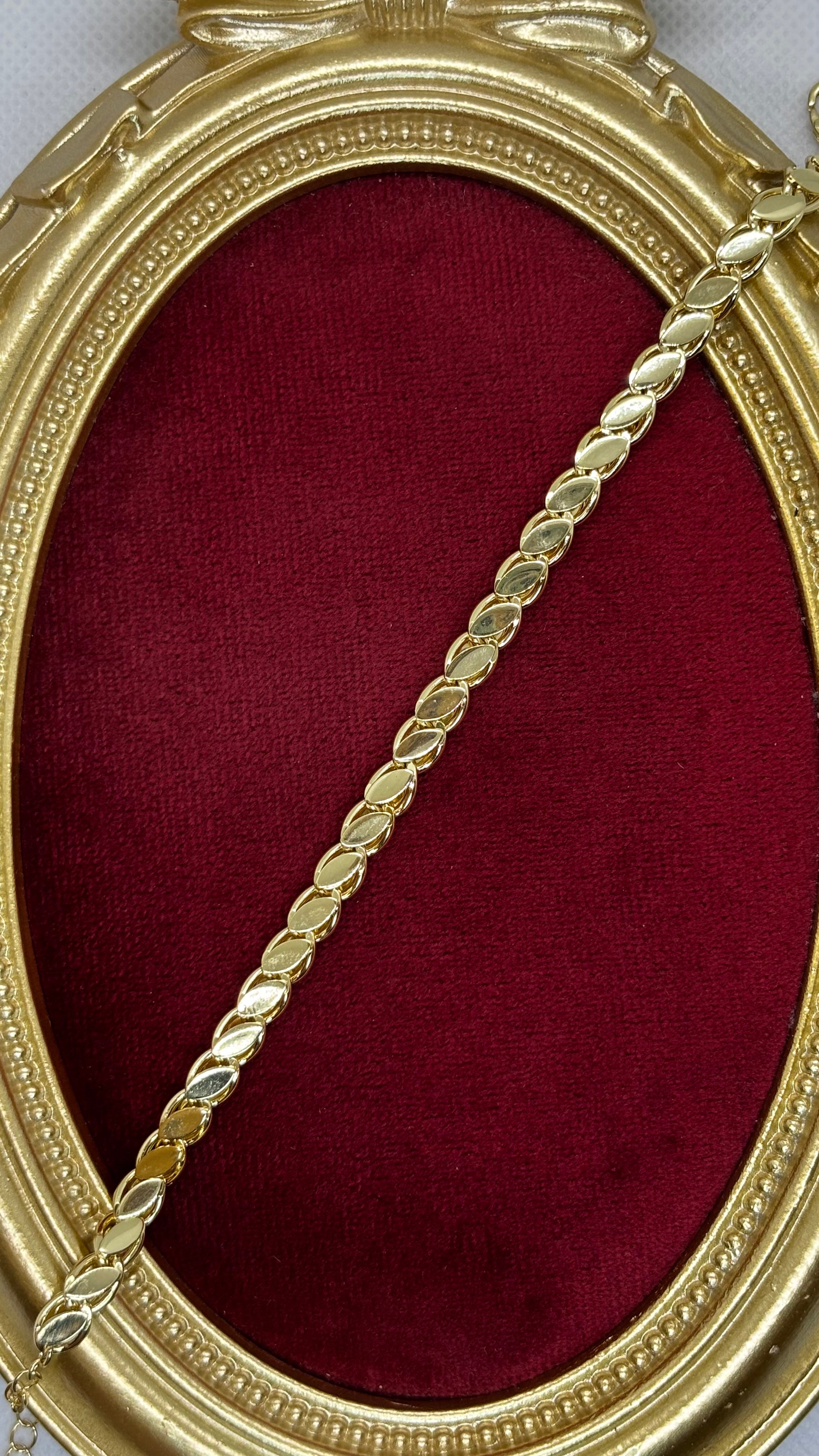 Arpa Pullu 14k Bileklik