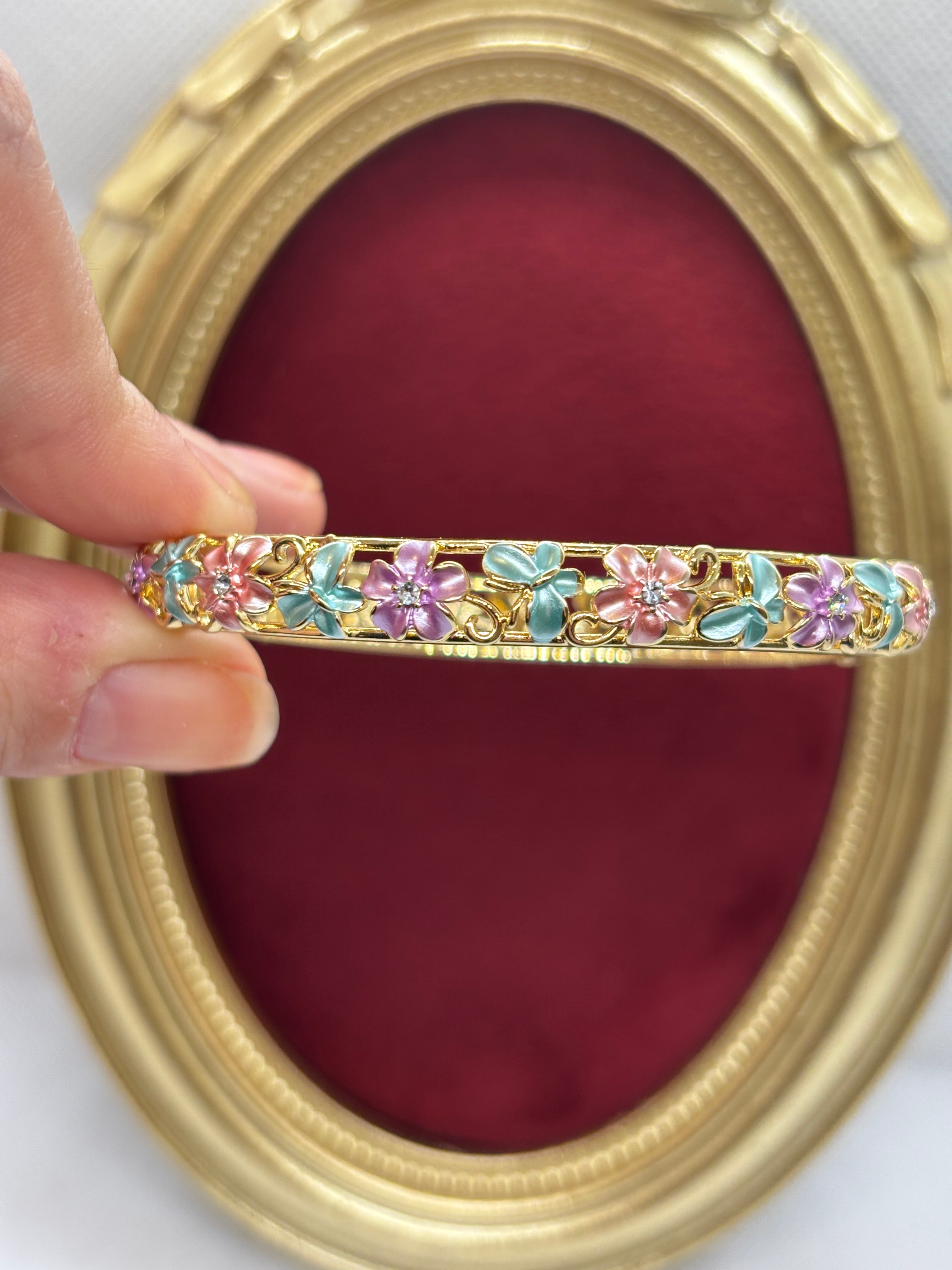 Flora Mineli Tamtur 14k Kelepçe