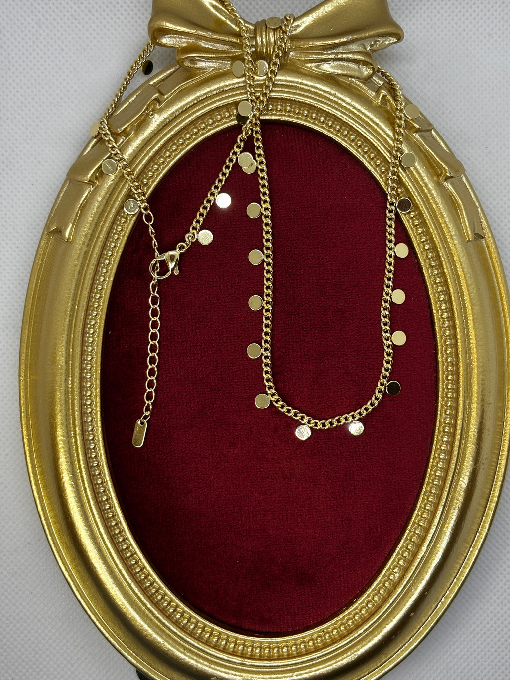 14k kaplama gold pullu zincir kolye