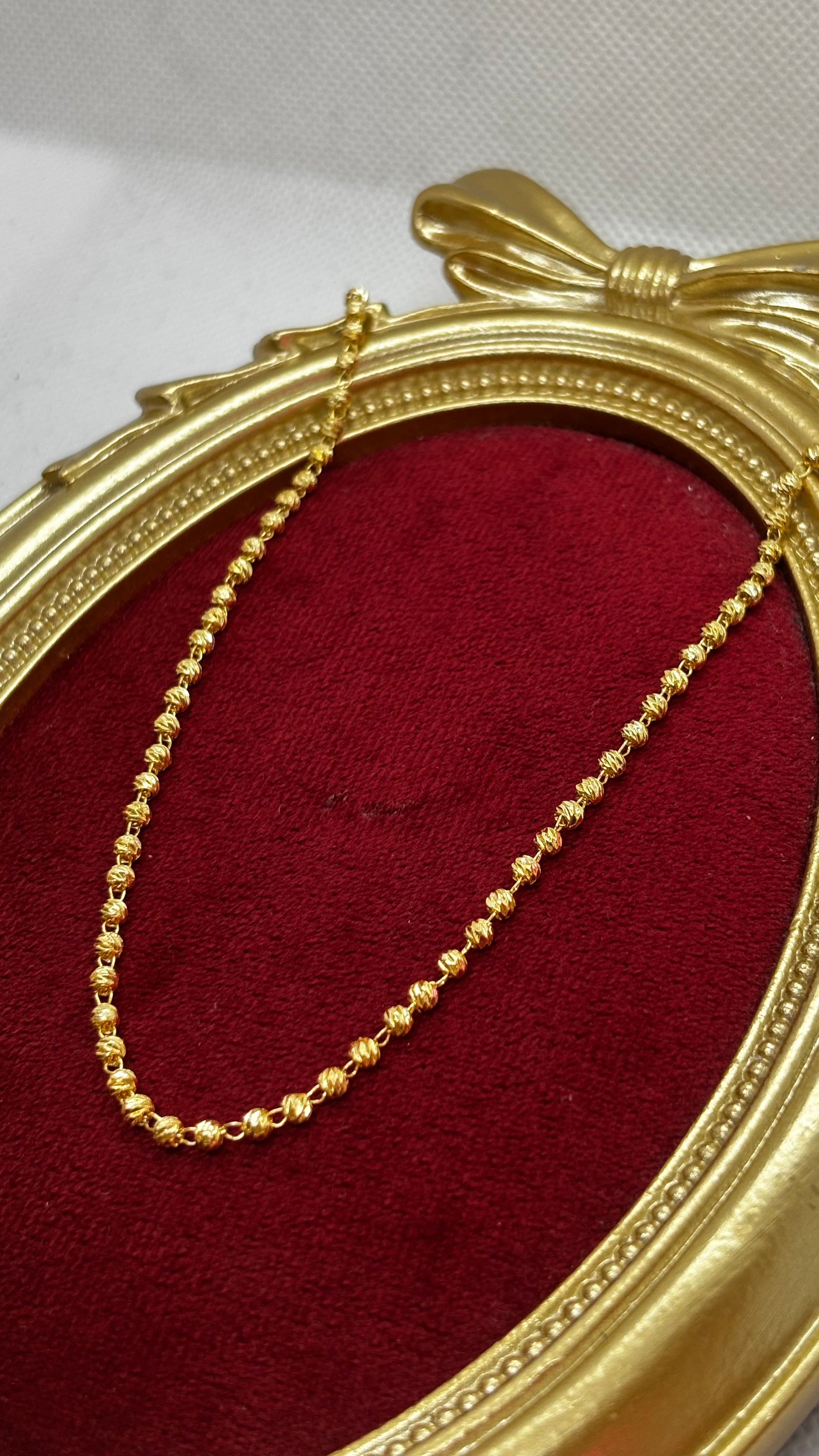 Gold Dorikalı Zincir Kolye