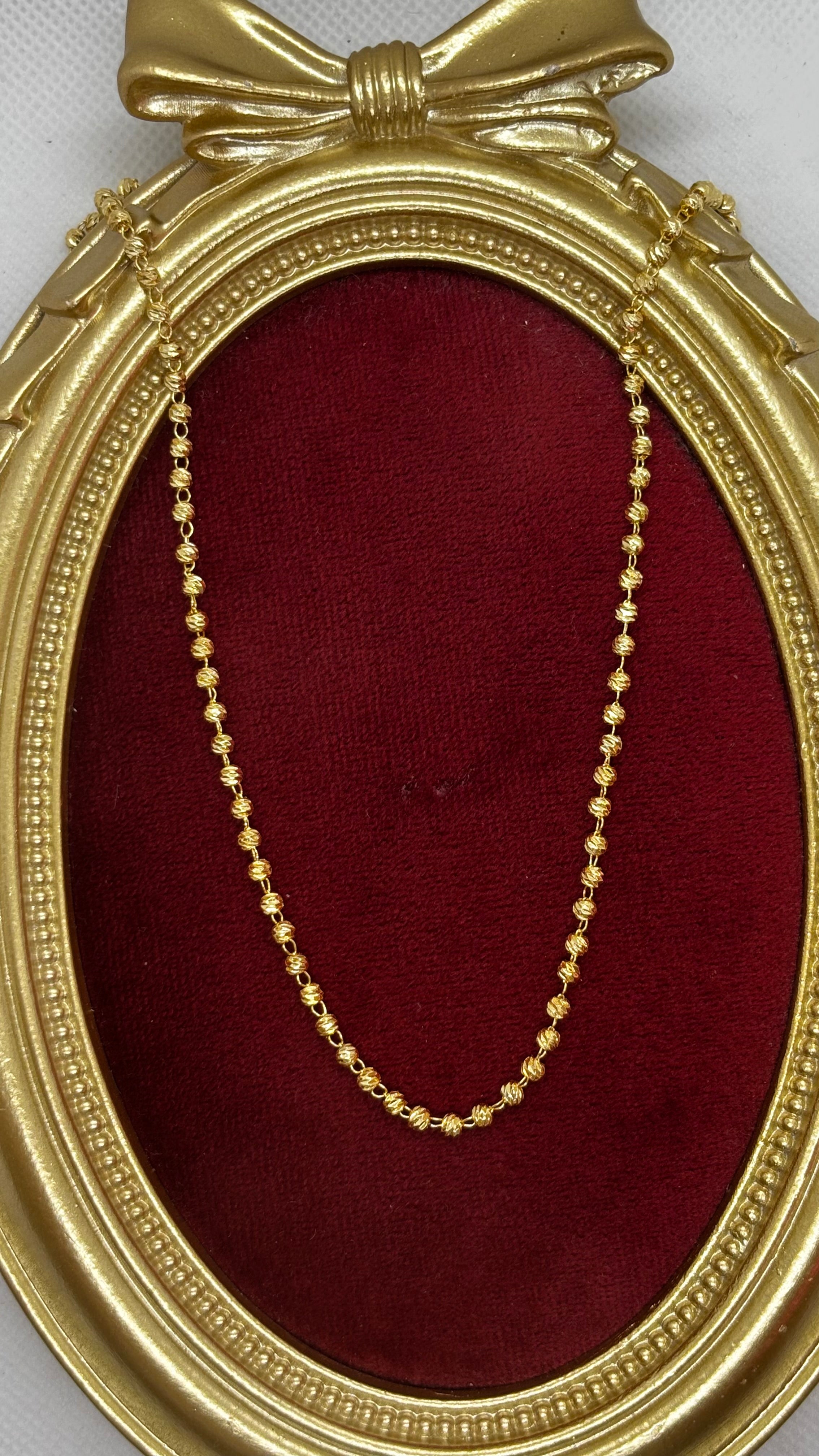 Gold Dorikalı Zincir Kolye