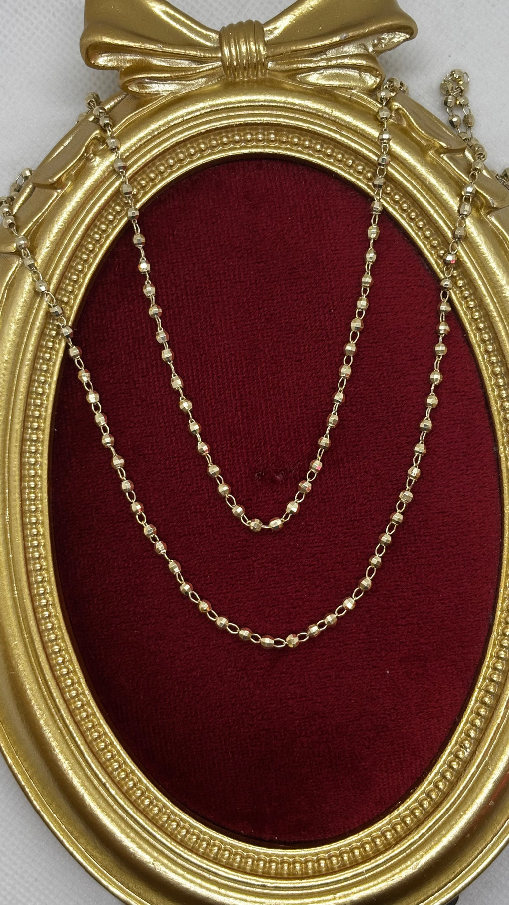 14K Dorika İkili Kolye