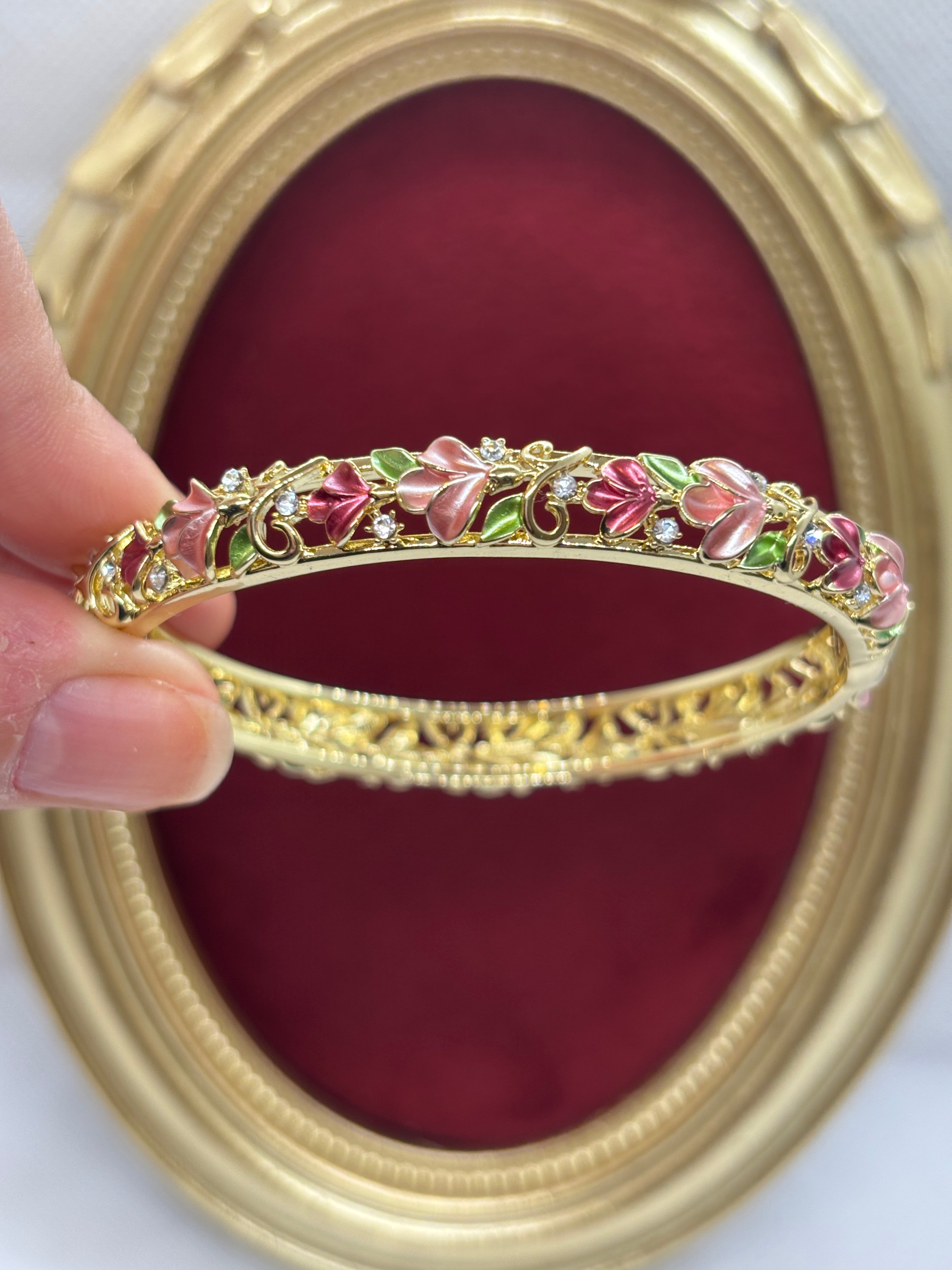 Flora Mineli Tamtur 14k Kelepçe