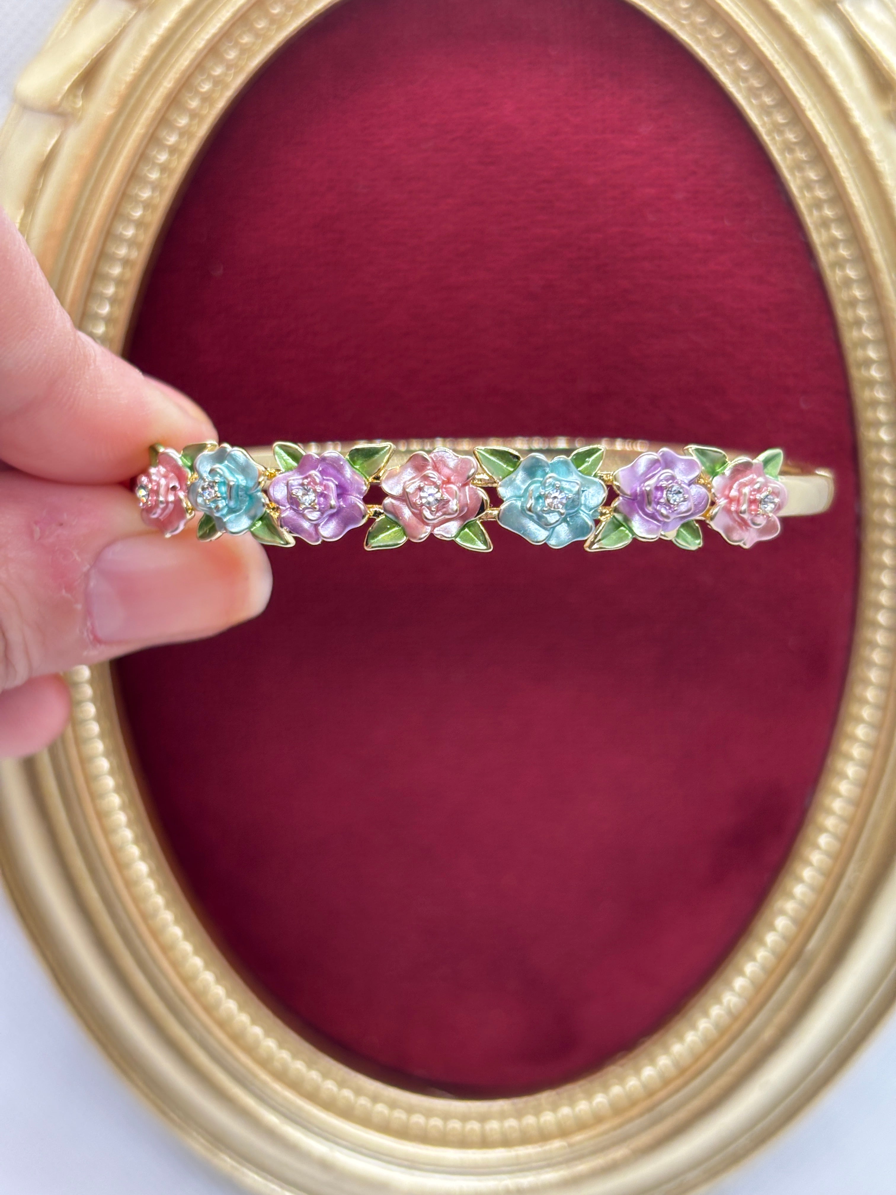 Flora Mineli 14K Kelepçe
