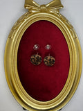 Leopar süet Küpe