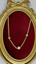 Premium Top Detaylı Gold Taşlı Zincir kolye