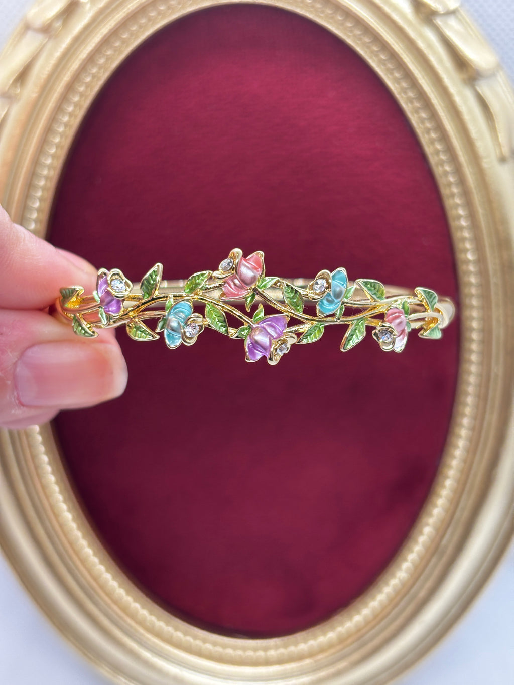 Flora Mineli 14K Kelepçe