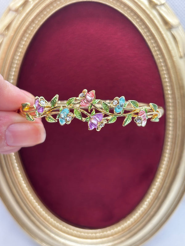 Flora Mineli 14K Kelepçe