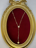 Gold Kuzey Yıldızı Y Kolye