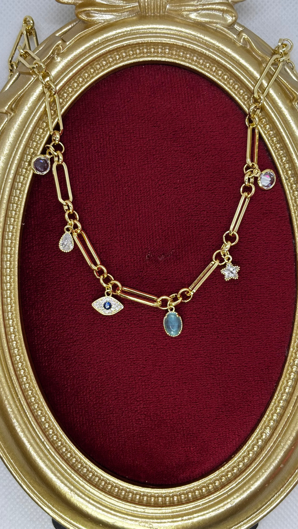 Charmlı 14k Kolye